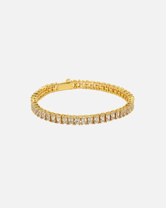 NXS Iced Baguette Bracelet Iced Gold sold by Culture Kings
