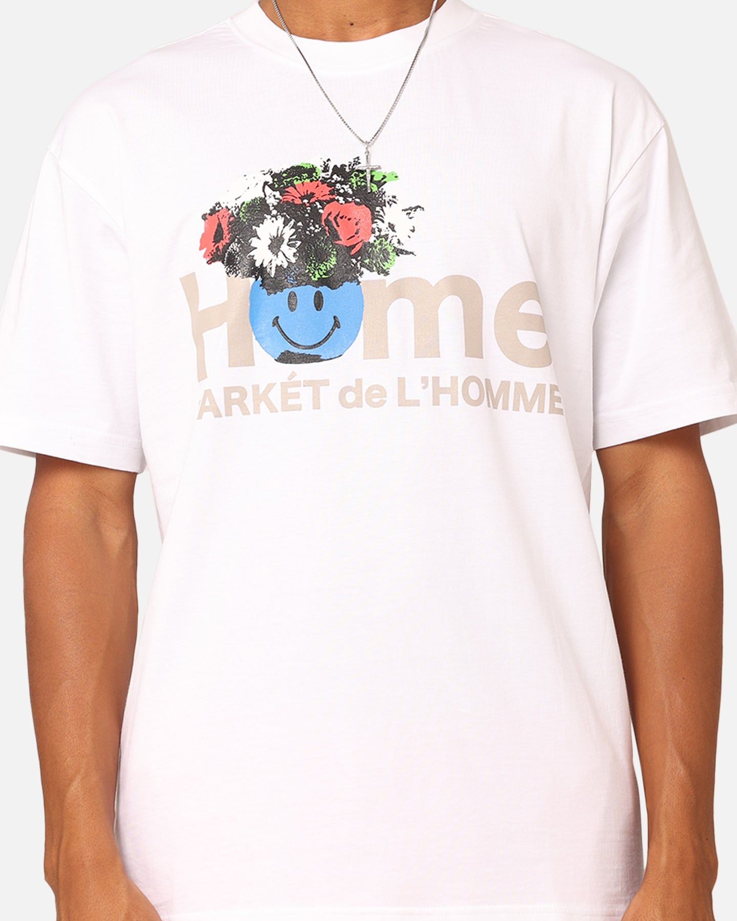 Market Smiley Market De L'Homme T-Shirt White sold by Culture Kings product image thumbnail 3