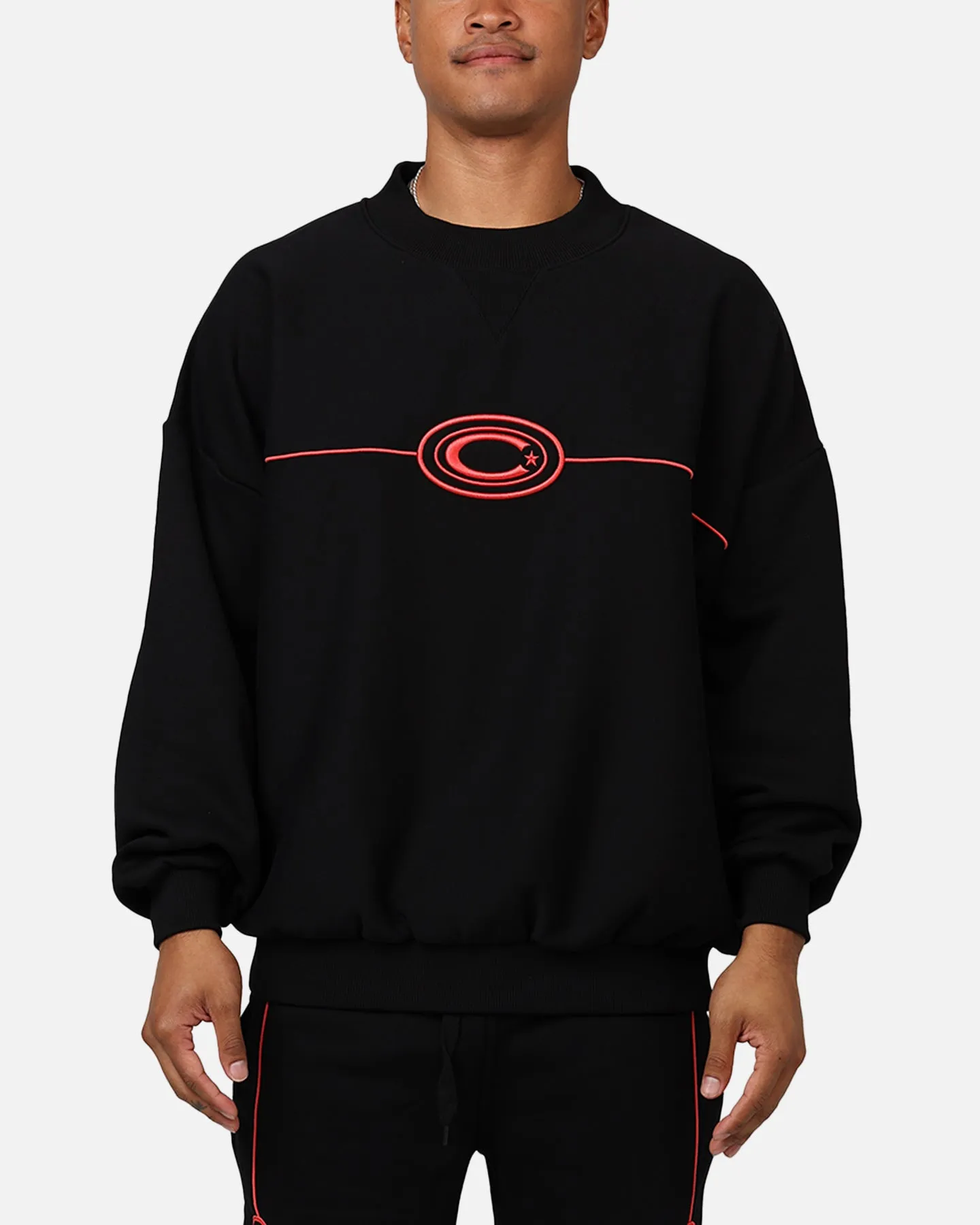 Carre C-Star Pipe Crewneck Black sold by Culture Kings
