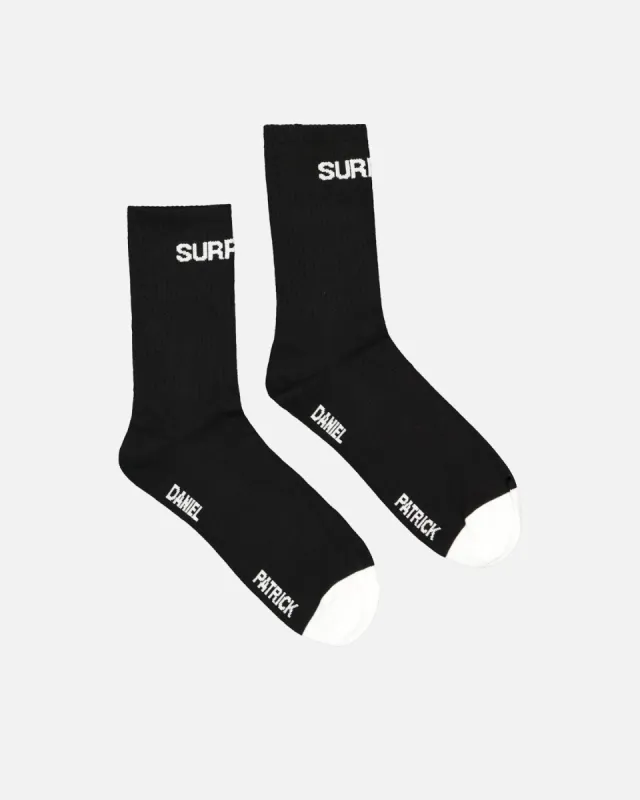 Daniel Patrick Surplus DP Socks Black sold by Culture Kings