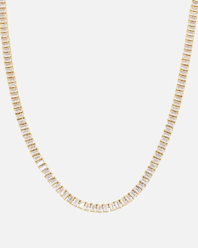 NXS Iced Baguette Chain Iced Gold sold by Culture Kings