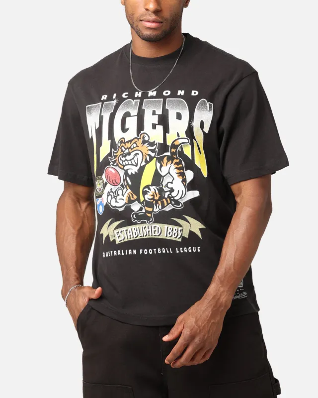 Mitchell & Ness Richmond Tigers Character T-Shirt Faded Black sold by Culture Kings