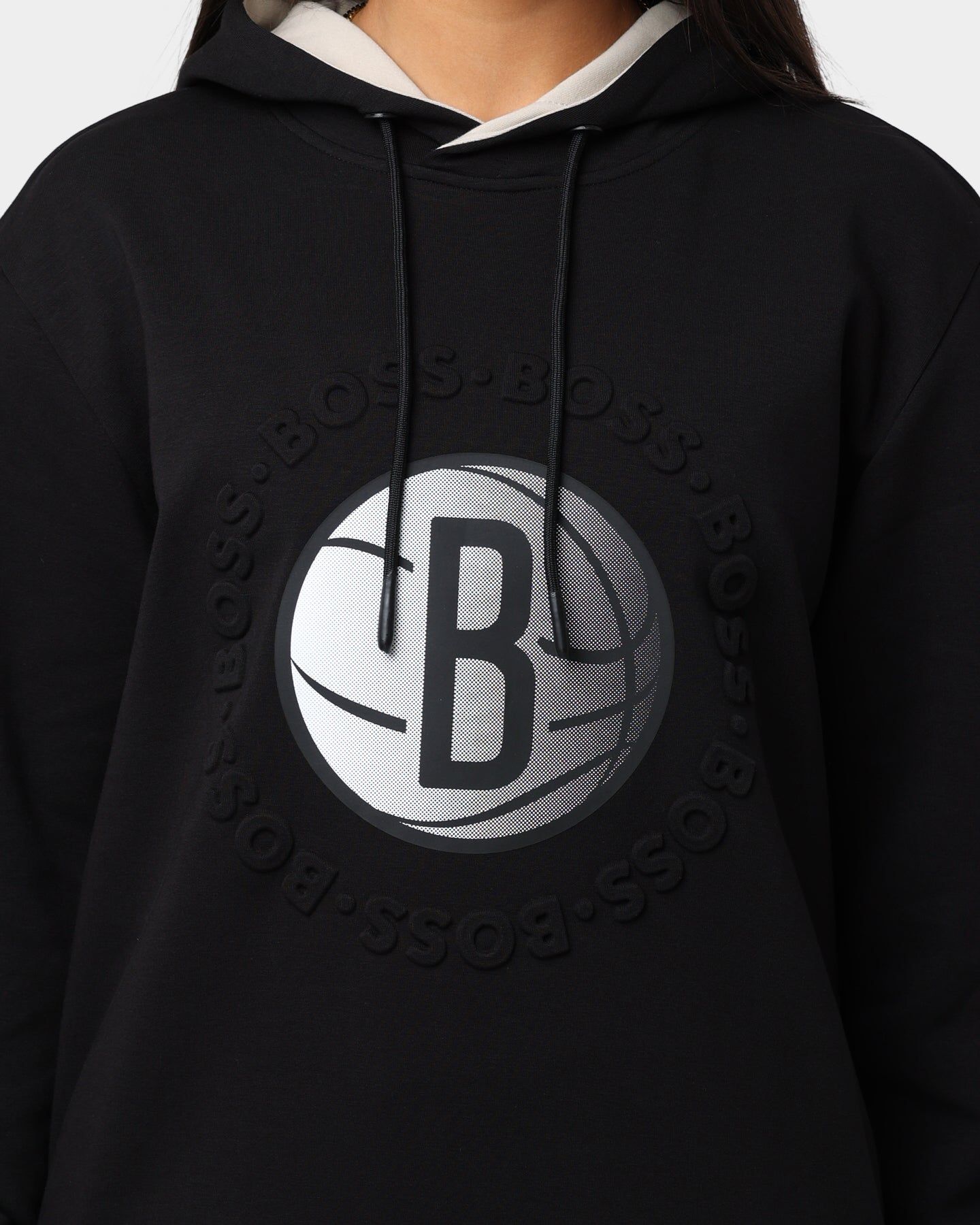 Hugo Boss Hugo Boss X NBA Basic Brooklyn Nets Hoodie Black sold by Culture Kings product image thumbnail 3
