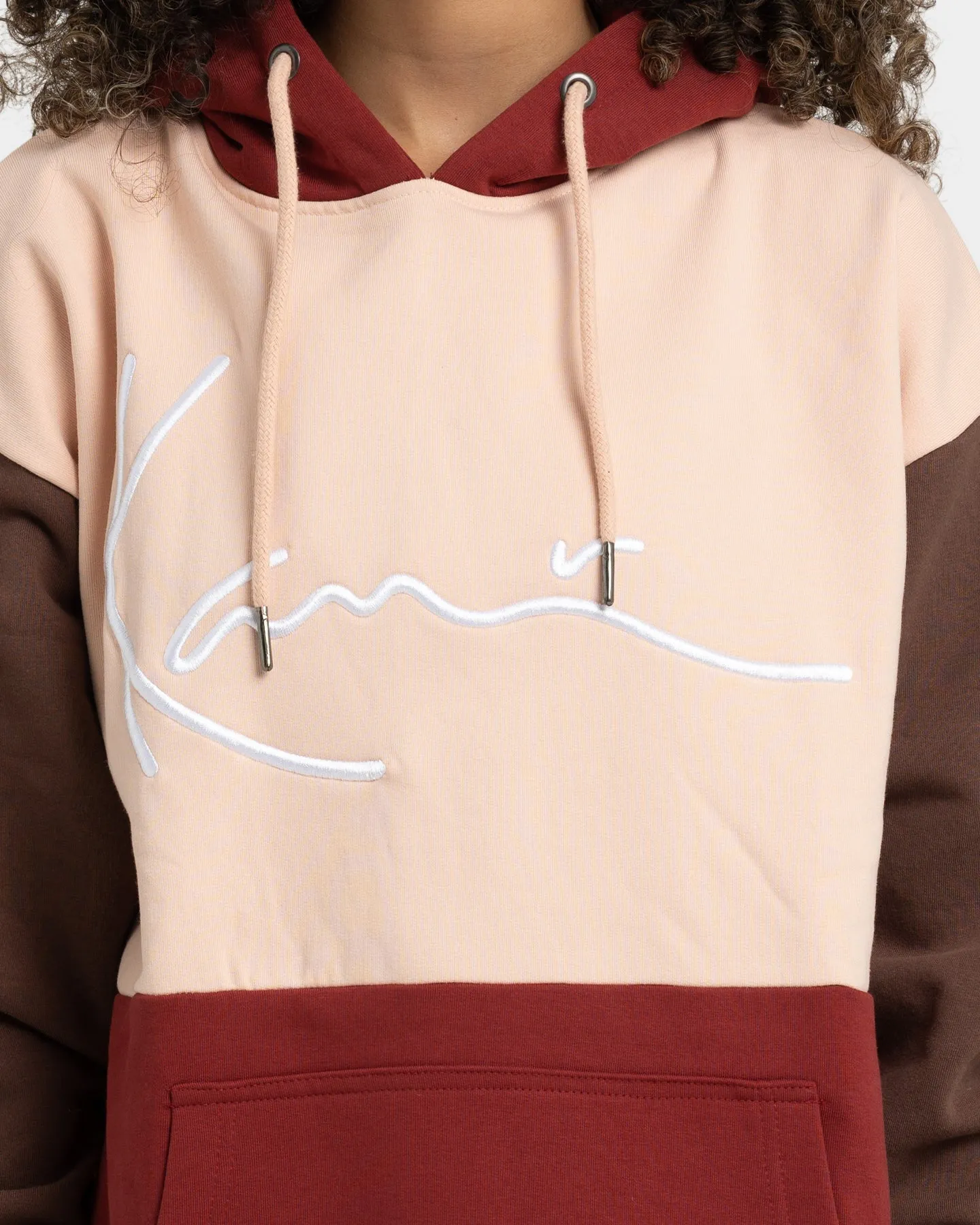 Karl Kani Signature Block Hoodie Rose sold by Culture Kings product image thumbnail 3