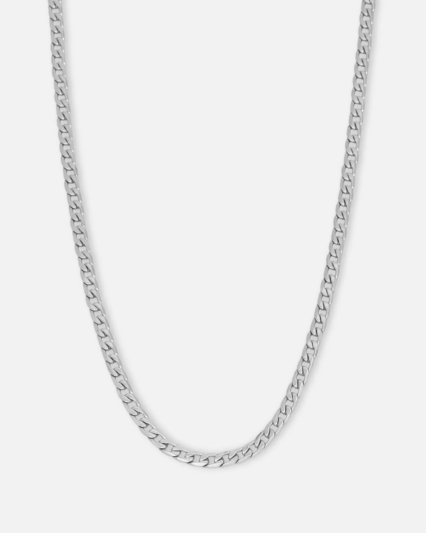 Saint Morta 4.3mm Smooth Cut Cuban Chain White Gold sold by Culture Kings product image thumbnail 2