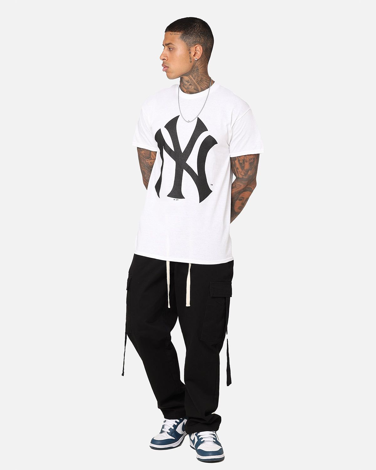 Majestic Athletic New York Yankees Prism Logo T-Shirt Vintage White sold by Culture Kings product image thumbnail 2