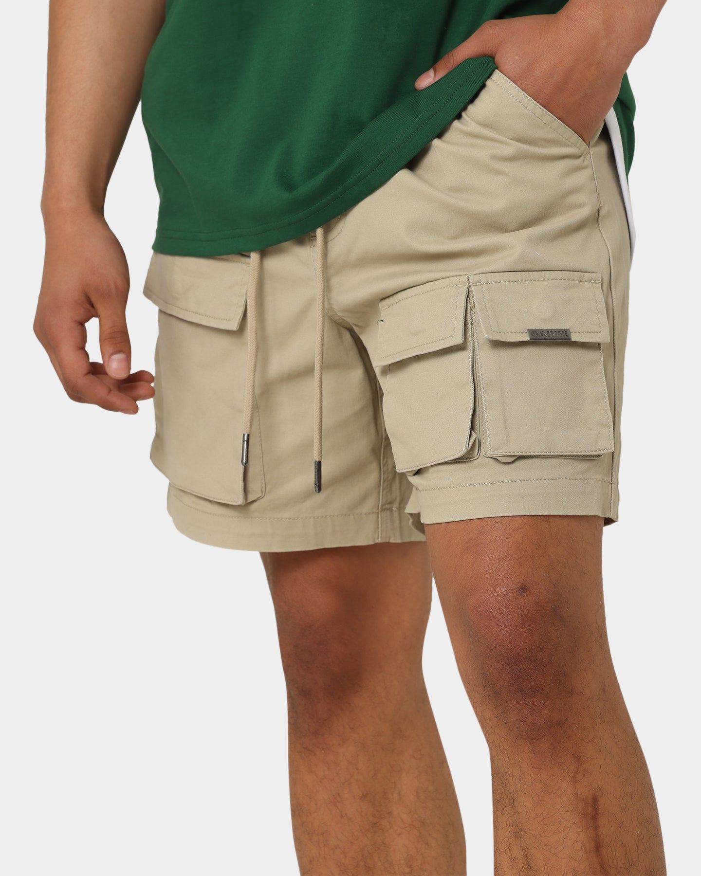 Carré Construct Cargo Shorts Stone sold by Culture Kings product image thumbnail 4