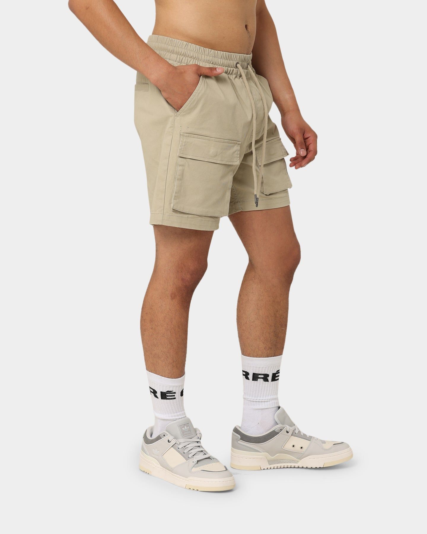 Carré Construct Cargo Shorts Stone sold by Culture Kings product image thumbnail 5