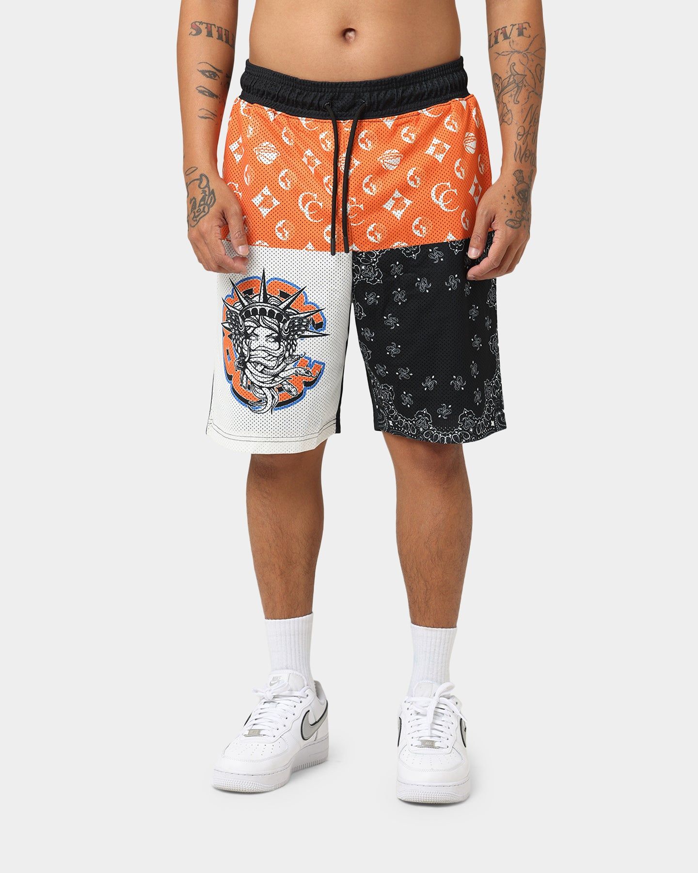 Crooks & Castles New York Shorts Orange/Black sold by Culture Kings product image thumbnail 3