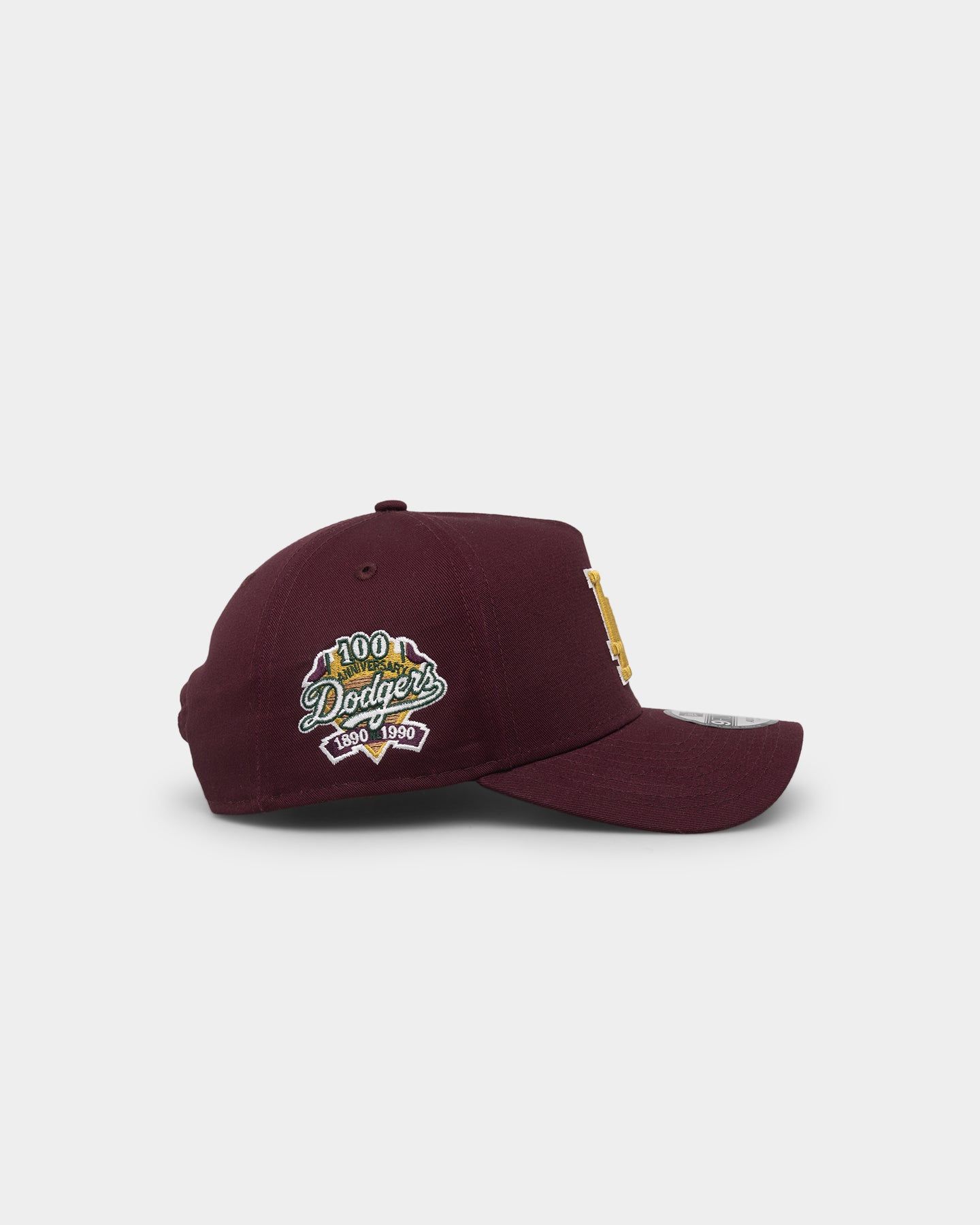 New Era Los Angeles Dodgers 'Golden Port' 9FORTY A-Frame Snapback Dark Purple sold by Culture Kings product image thumbnail 3