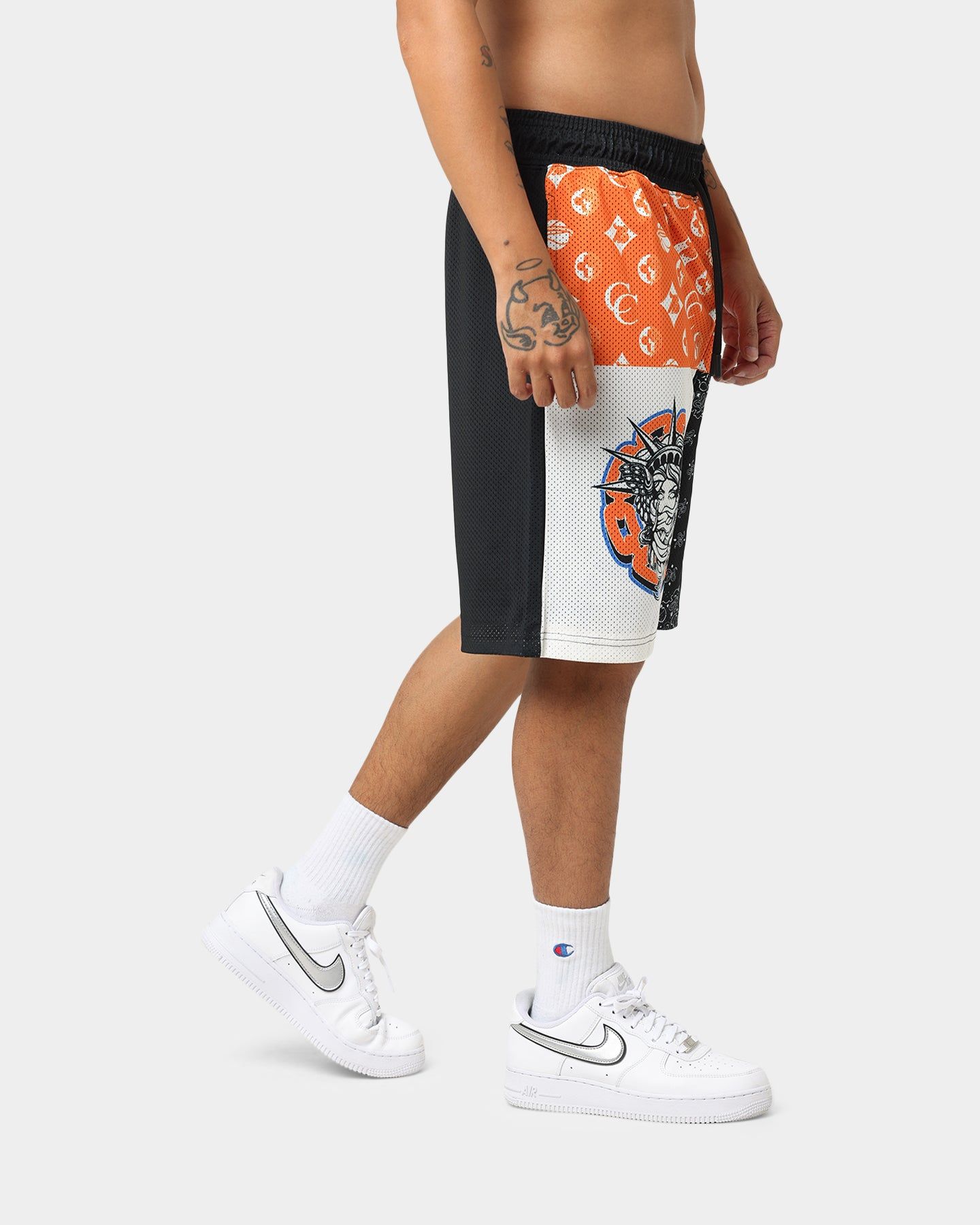 Crooks & Castles New York Shorts Orange/Black sold by Culture Kings product image thumbnail 5