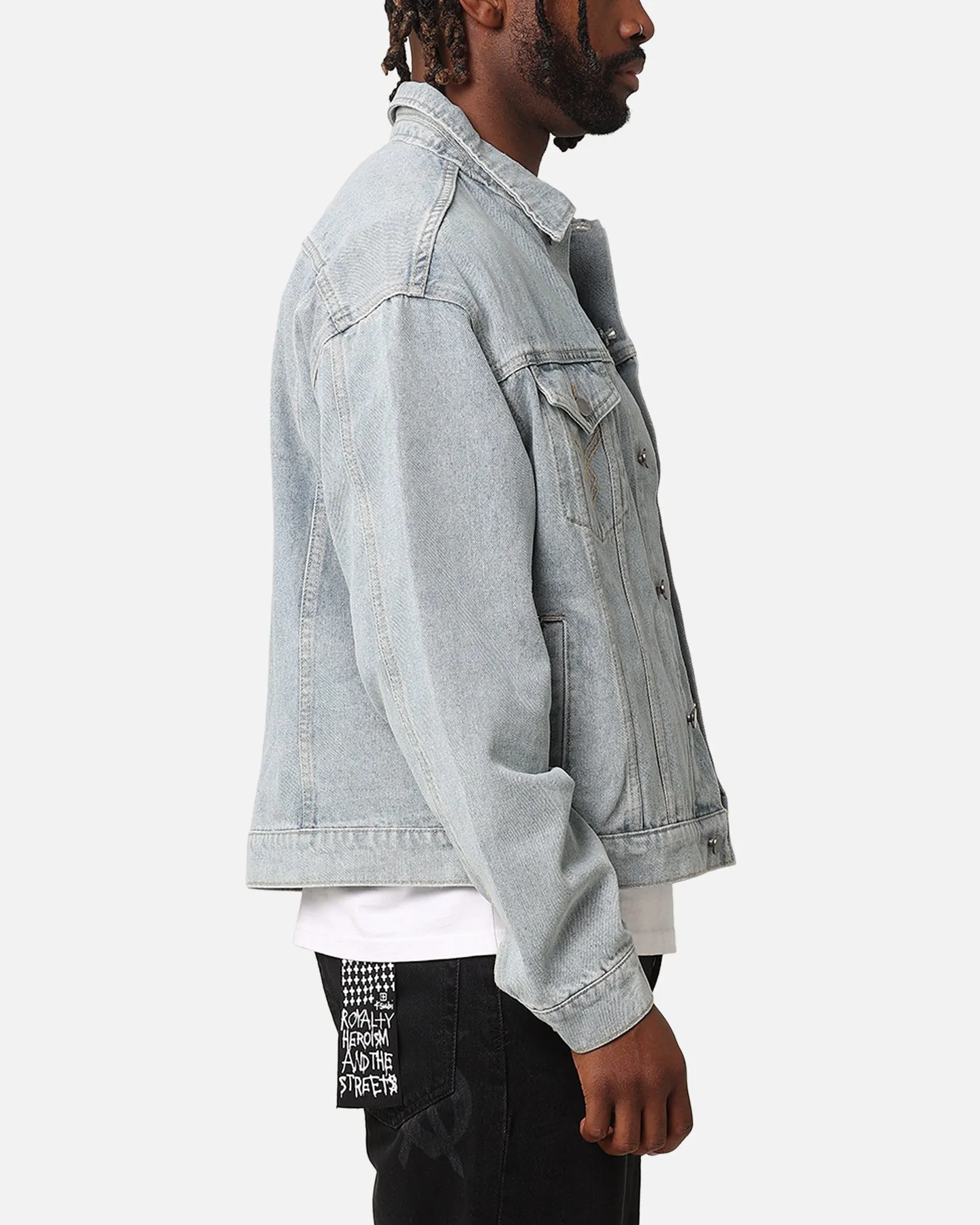 XXIII Classic Trucker Denim Jacket Superwash Blue sold by Culture Kings product image thumbnail 4