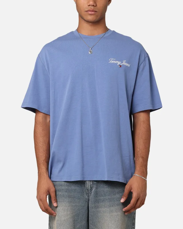 Tommy Jeans TJM OVZ Serif Linear T-Shirt Charmed sold by Culture Kings