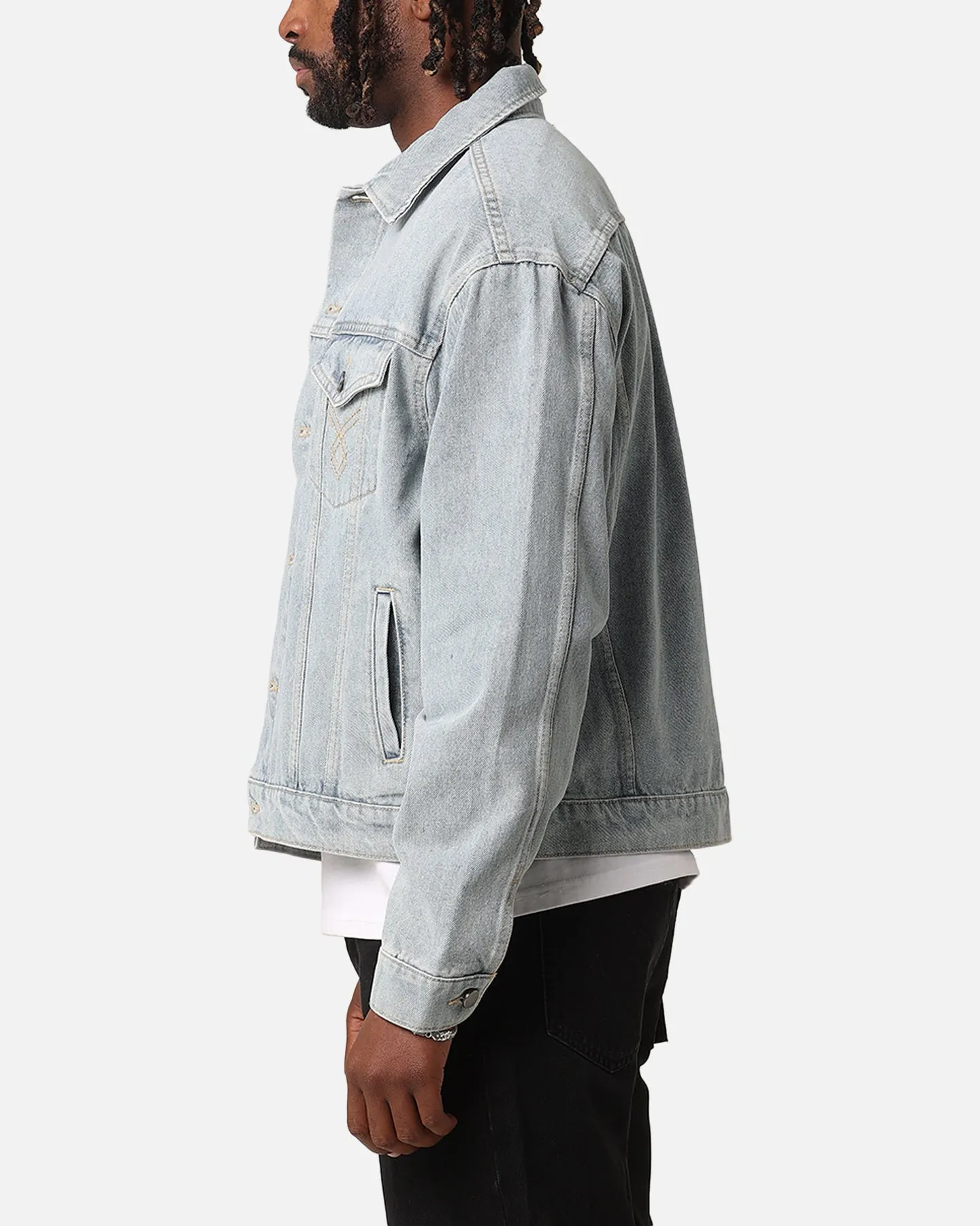 XXIII Classic Trucker Denim Jacket Superwash Blue sold by Culture Kings product image thumbnail 5