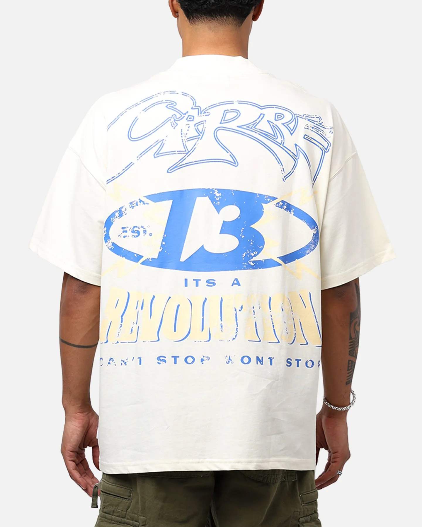 Carré Revolution 13 Oversized T-Shirt Off White sold by Culture Kings product image thumbnail 2