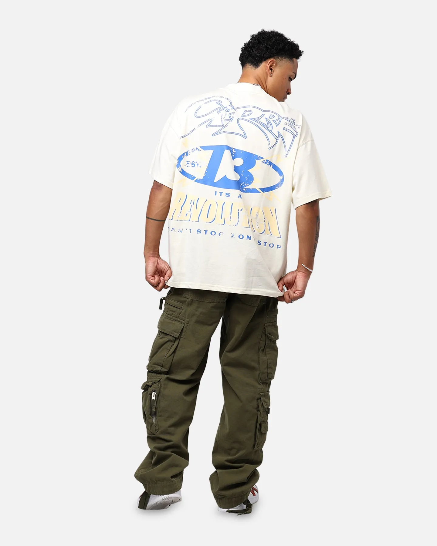 Carré Revolution 13 Oversized T-Shirt Off White sold by Culture Kings product image thumbnail 3