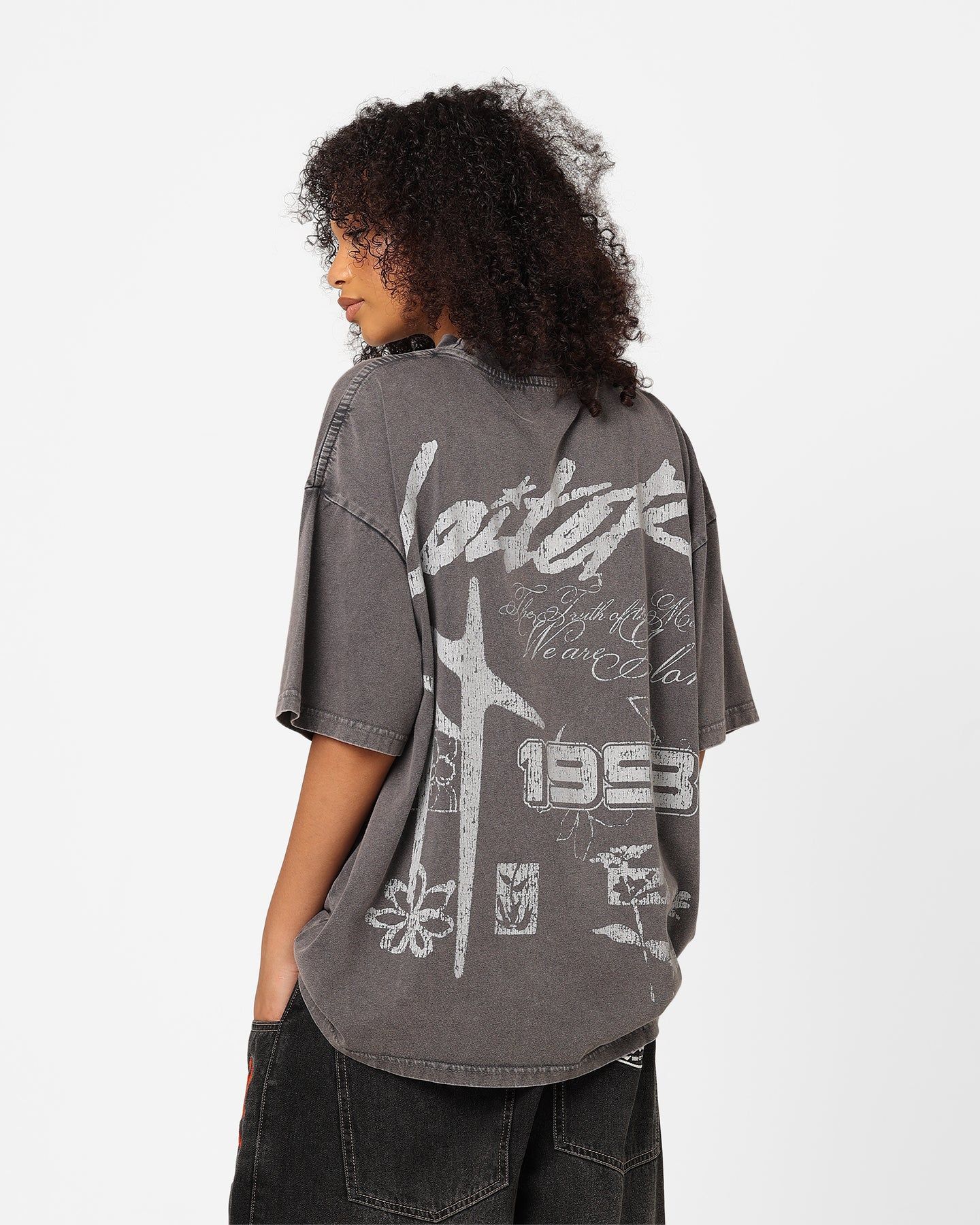 Loiter Firing Range Vintage T-Shirt Charcoal sold by Culture Kings product image thumbnail 2