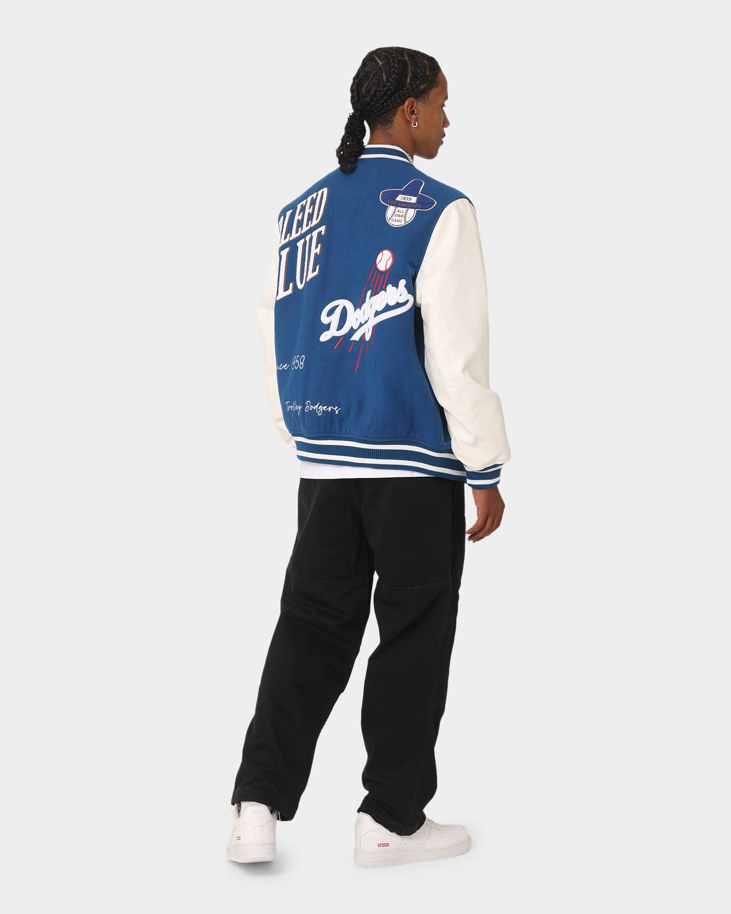 Majestic Athletic Los Angeles Dodgers Multi Hit Varsity Jacket Royal sold by Culture Kings product image thumbnail 3
