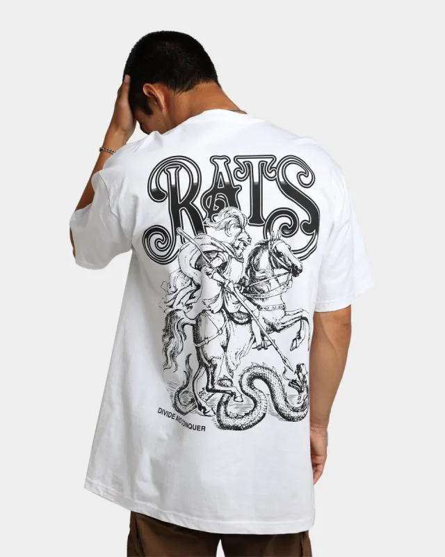 Rats Get Fat Divide And Conquer T-Shirt White sold by Culture Kings