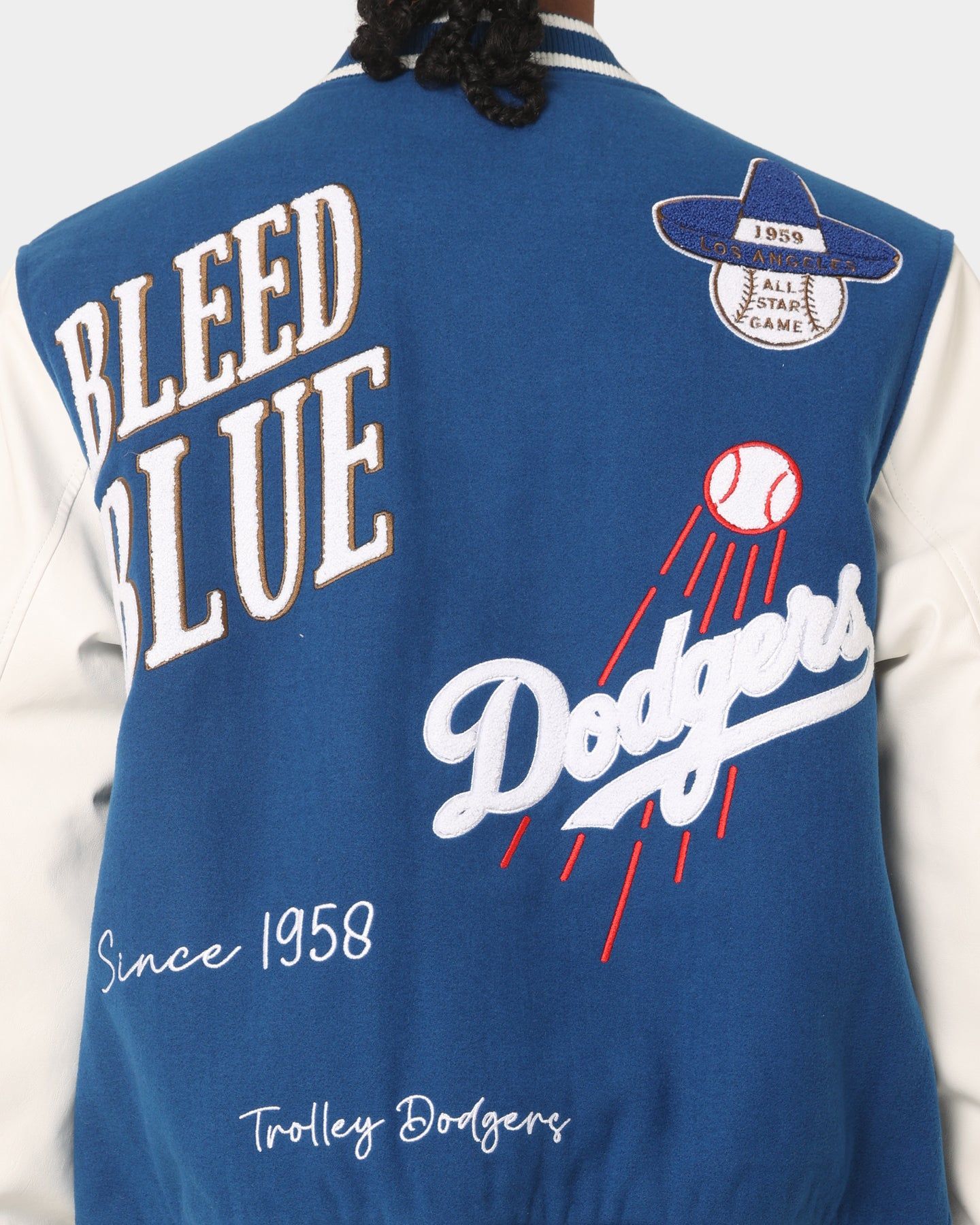Majestic Athletic Los Angeles Dodgers Multi Hit Varsity Jacket Royal sold by Culture Kings product image thumbnail 5