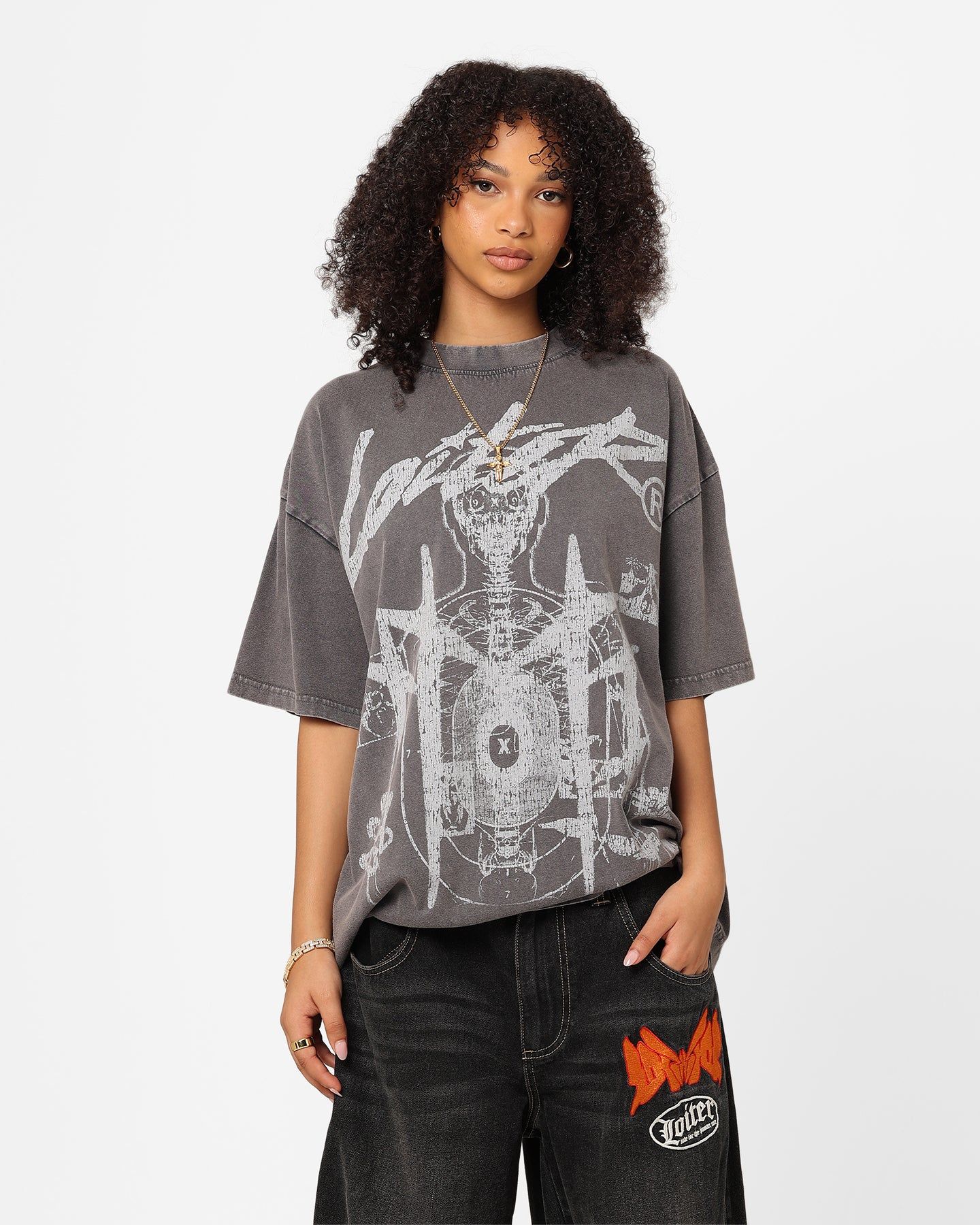 Loiter Firing Range Vintage T-Shirt Charcoal sold by Culture Kings