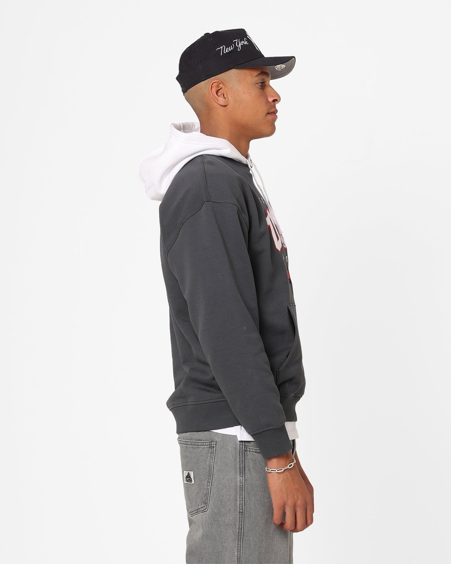 Tommy Jeans Relaxed Modern Sport USA Hoodie New Charcoal sold by Culture Kings product image thumbnail 5