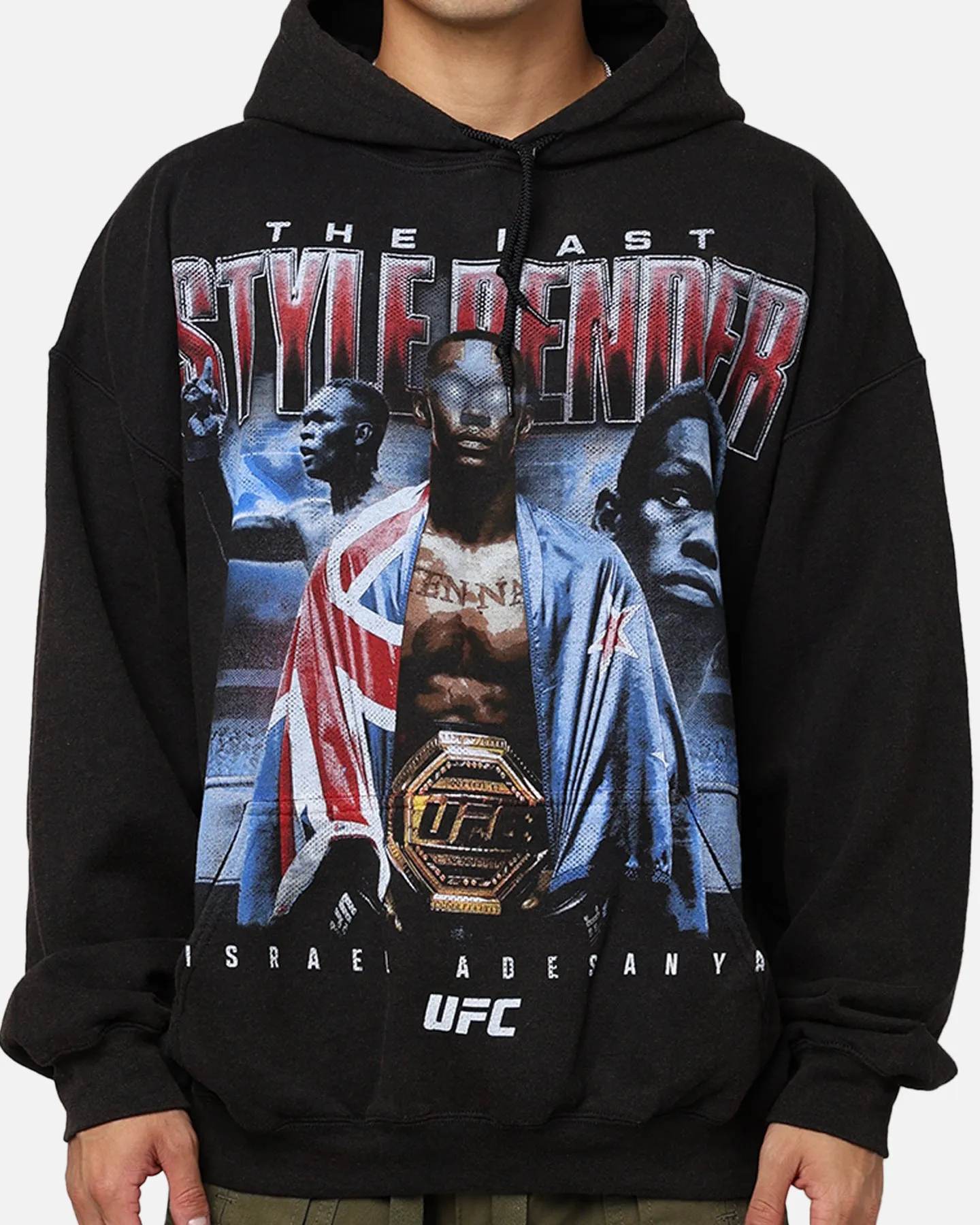 UFC By Goat Crew Israel Adesanya Hoodie Black Wash sold by Culture Kings product image thumbnail 2