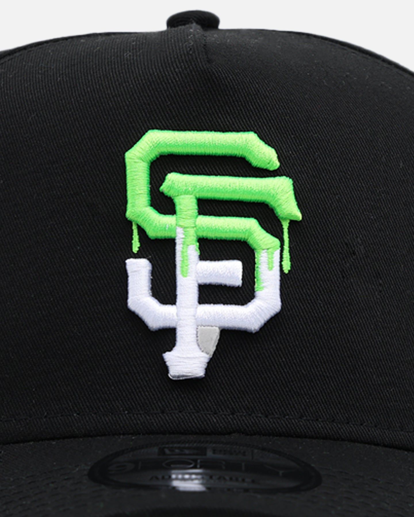 New Era San Francisco Giants 'Drip Logo' 9FORTY A-Frame Snapback Black/White/Green sold by Culture Kings product image thumbnail 5