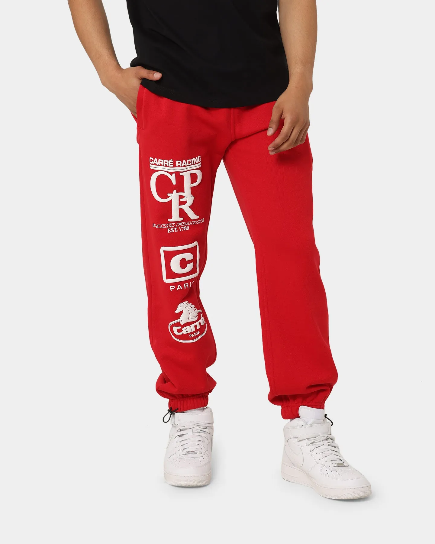 Carre Automobile Baggy Sweat Pants Red sold by Culture Kings