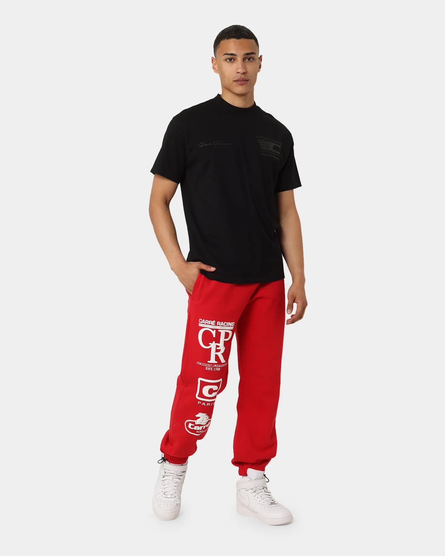 Carre Automobile Baggy Sweat Pants Red sold by Culture Kings product image thumbnail 2