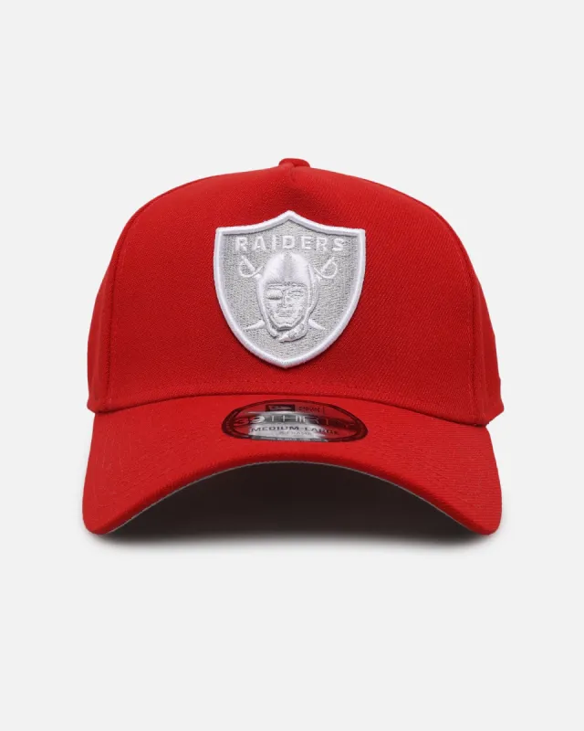 New Era Las Vegas Raiders "Scarlet White" 39THIRTY A-Frame Stretch Fit Scarlet/White sold by Culture Kings