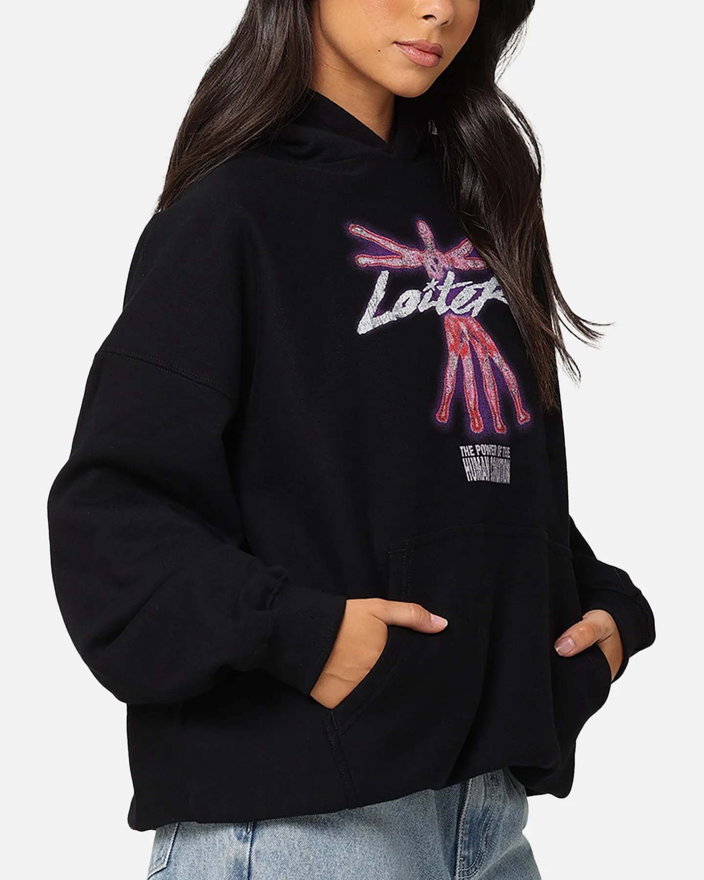 Loiter Human Condition Hoodie Black sold by Culture Kings product image thumbnail 5