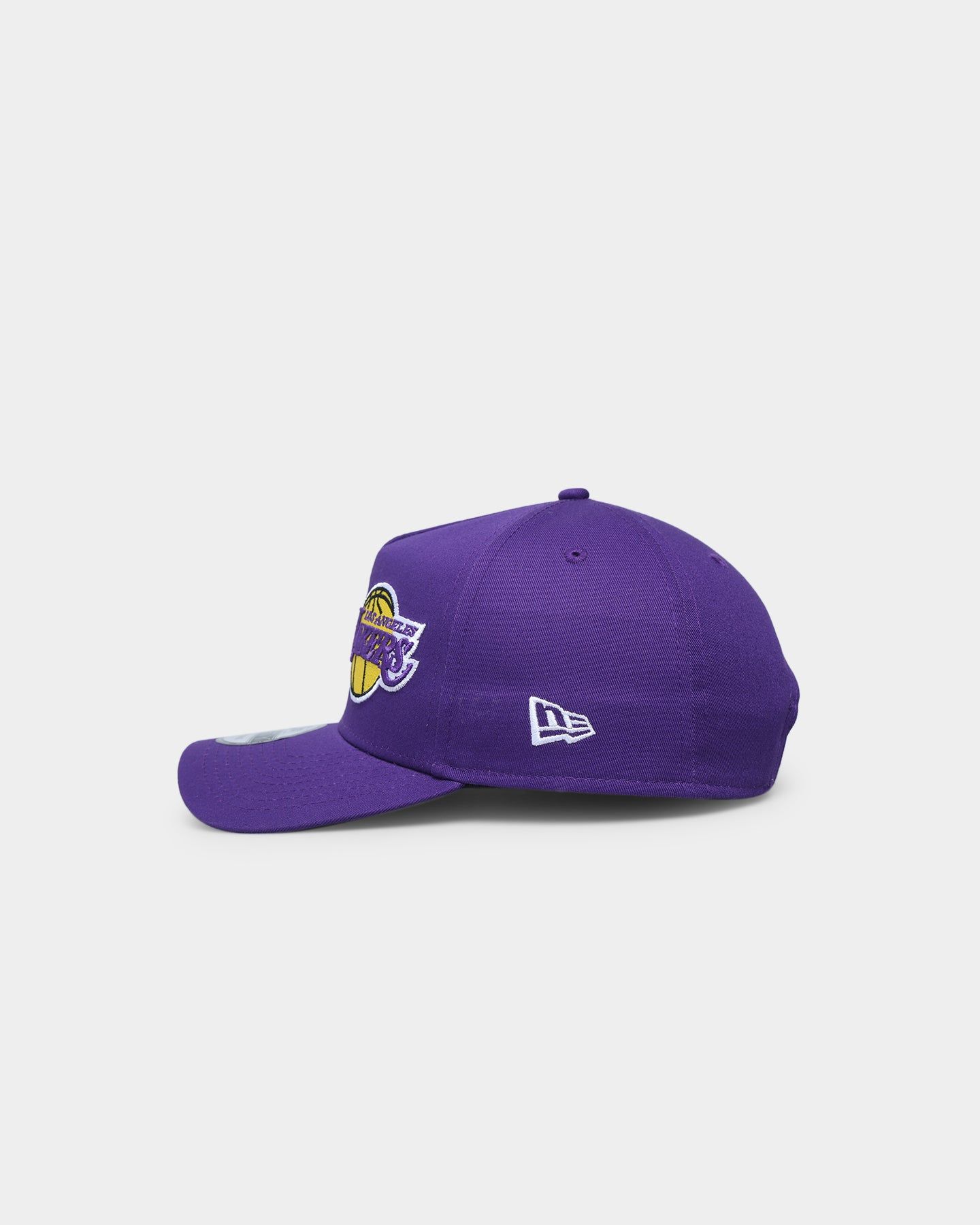 New Era Los Angeles Lakers Two Logo Original Team Colours 9Forty A-Frame Snapback Purple sold by Culture Kings product image thumbnail 5