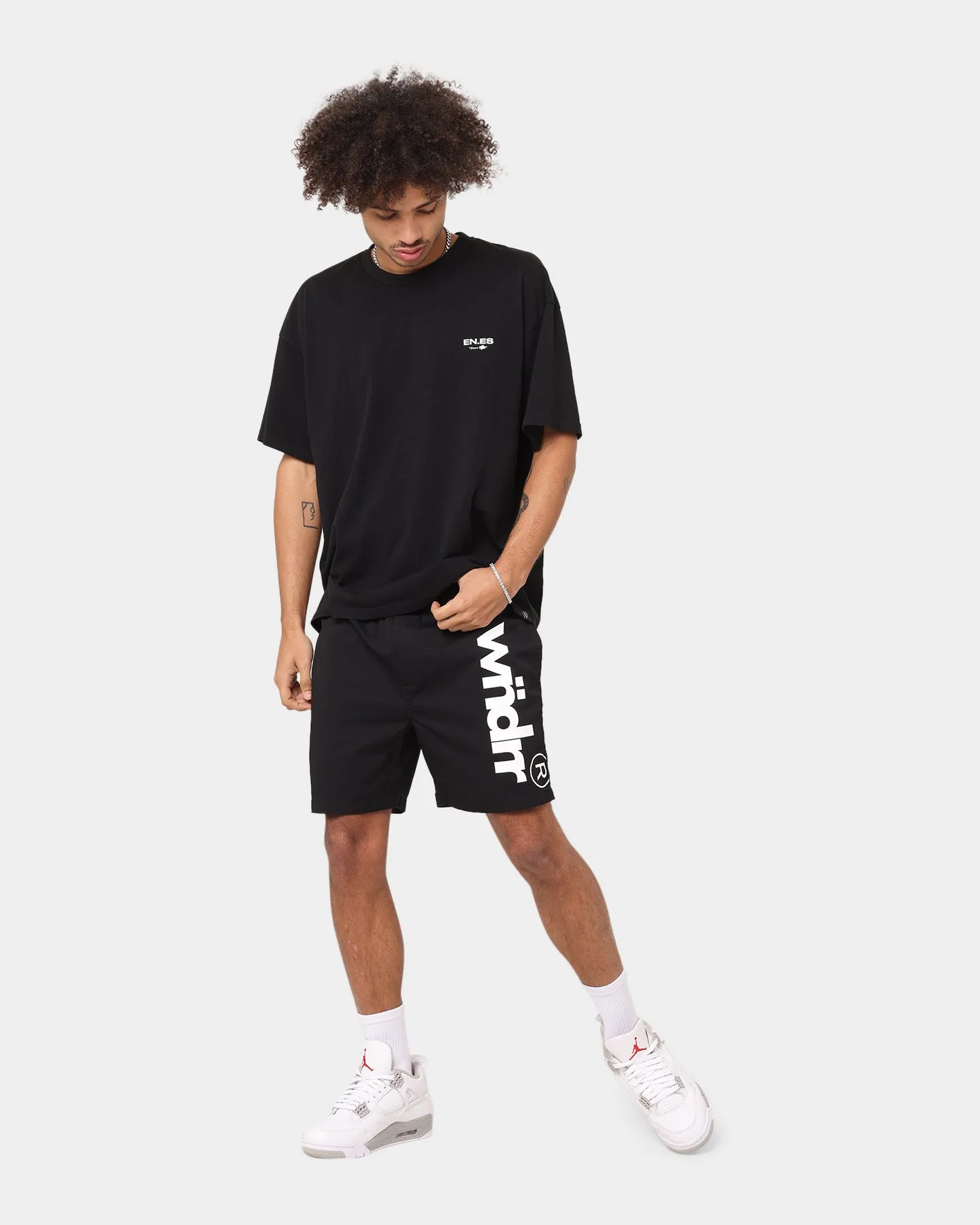 WNDRR Offcut Beach Shorts Black sold by Culture Kings product image thumbnail 2