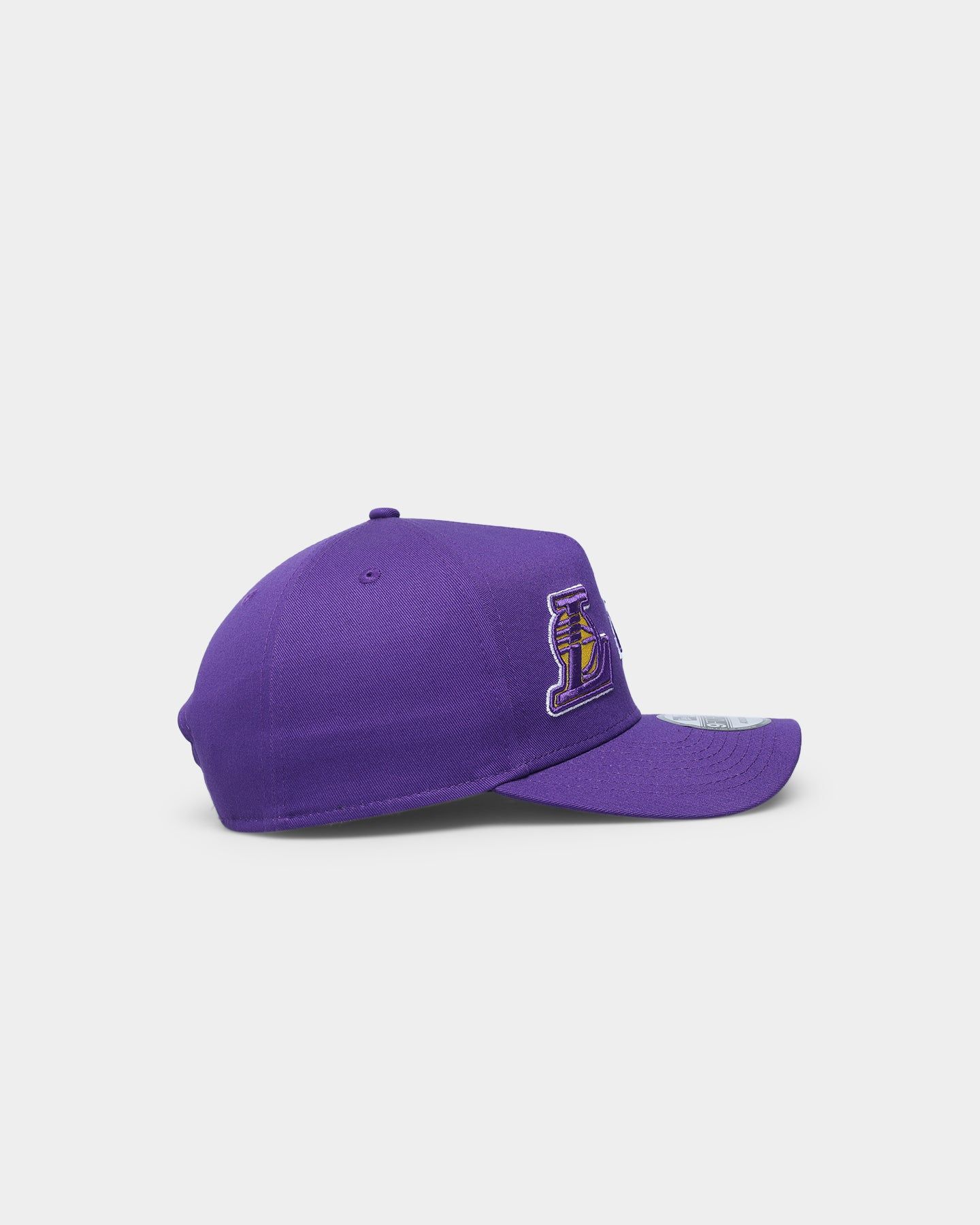 New Era Los Angeles Lakers Two Logo Original Team Colours 9Forty A-Frame Snapback Purple sold by Culture Kings product image thumbnail 4