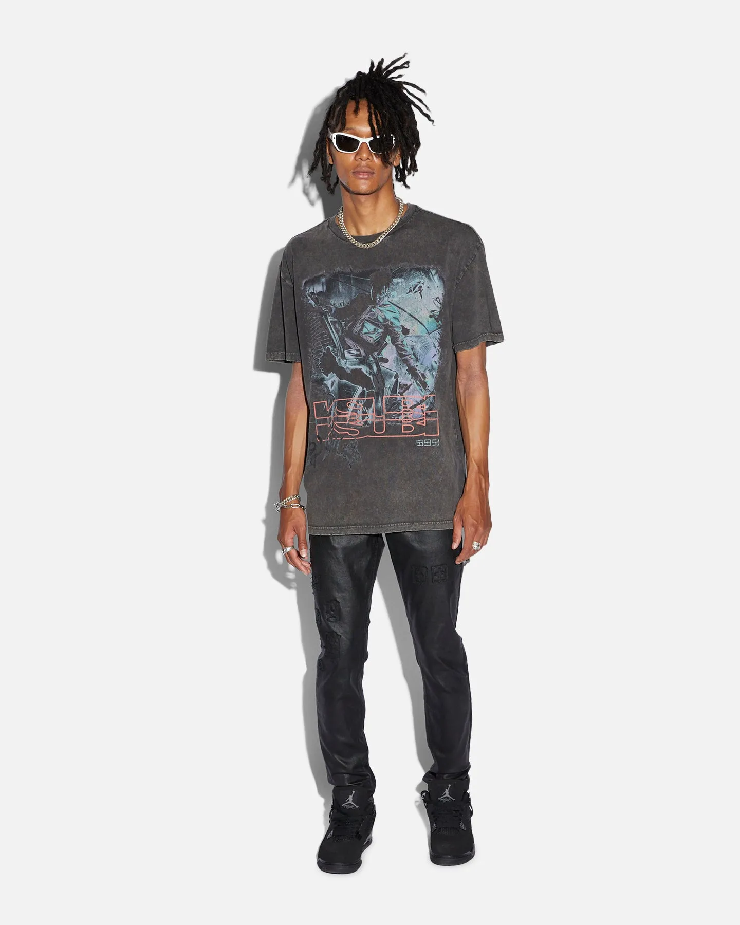 Ksubi X Juice Wrld Super Juice Biggie T-Shirt Black sold by Culture Kings product image thumbnail 3