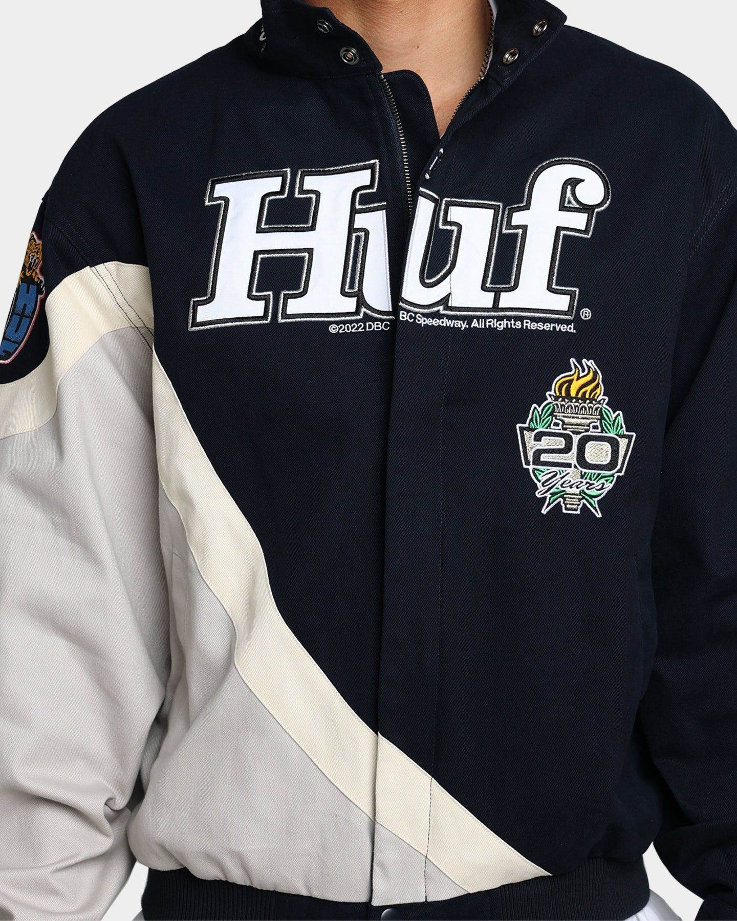 HUF Daytona Jacket Indigo sold by Culture Kings product image thumbnail 3