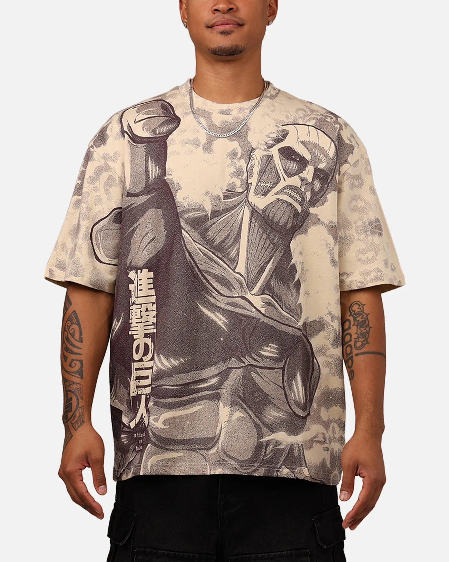 Hypland X Attack On Titan Colossal T-Shirt Chocolate sold by Culture Kings