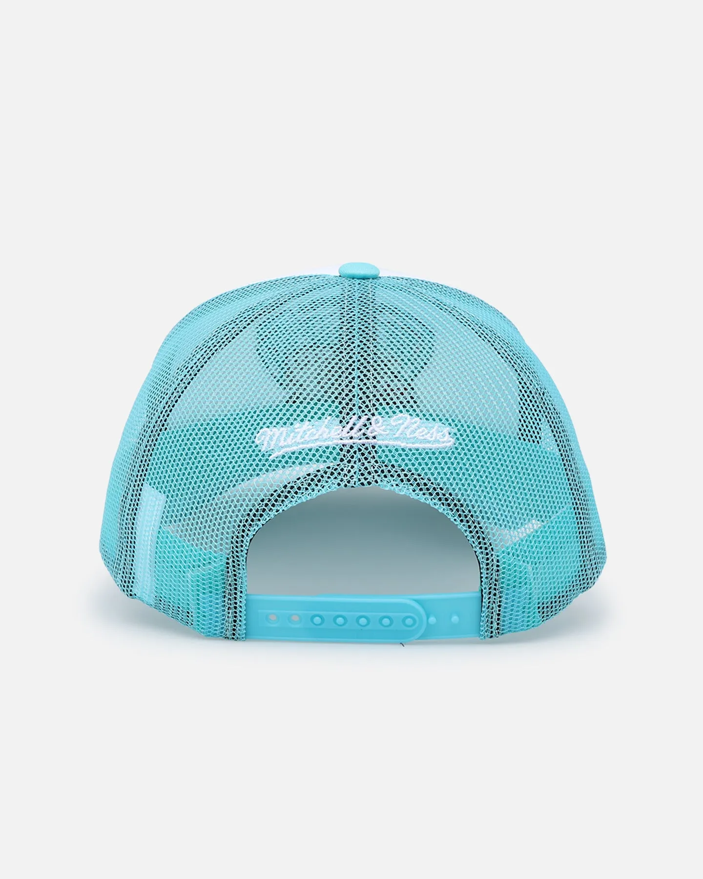 Mitchell & Ness Vancouver Grizzlies Team Foam Trucker Snapback Aqua/White sold by Culture Kings product image thumbnail 2