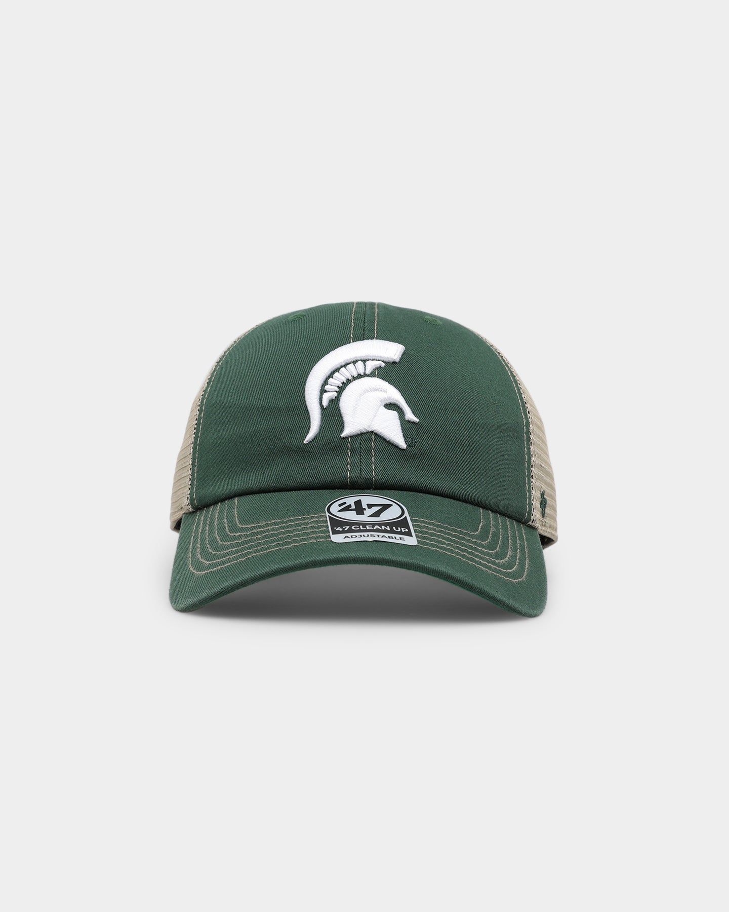 47 Brand Michigan State Spartans Trawler '47 Clean Up Strapback Dark Green sold by Culture Kings
