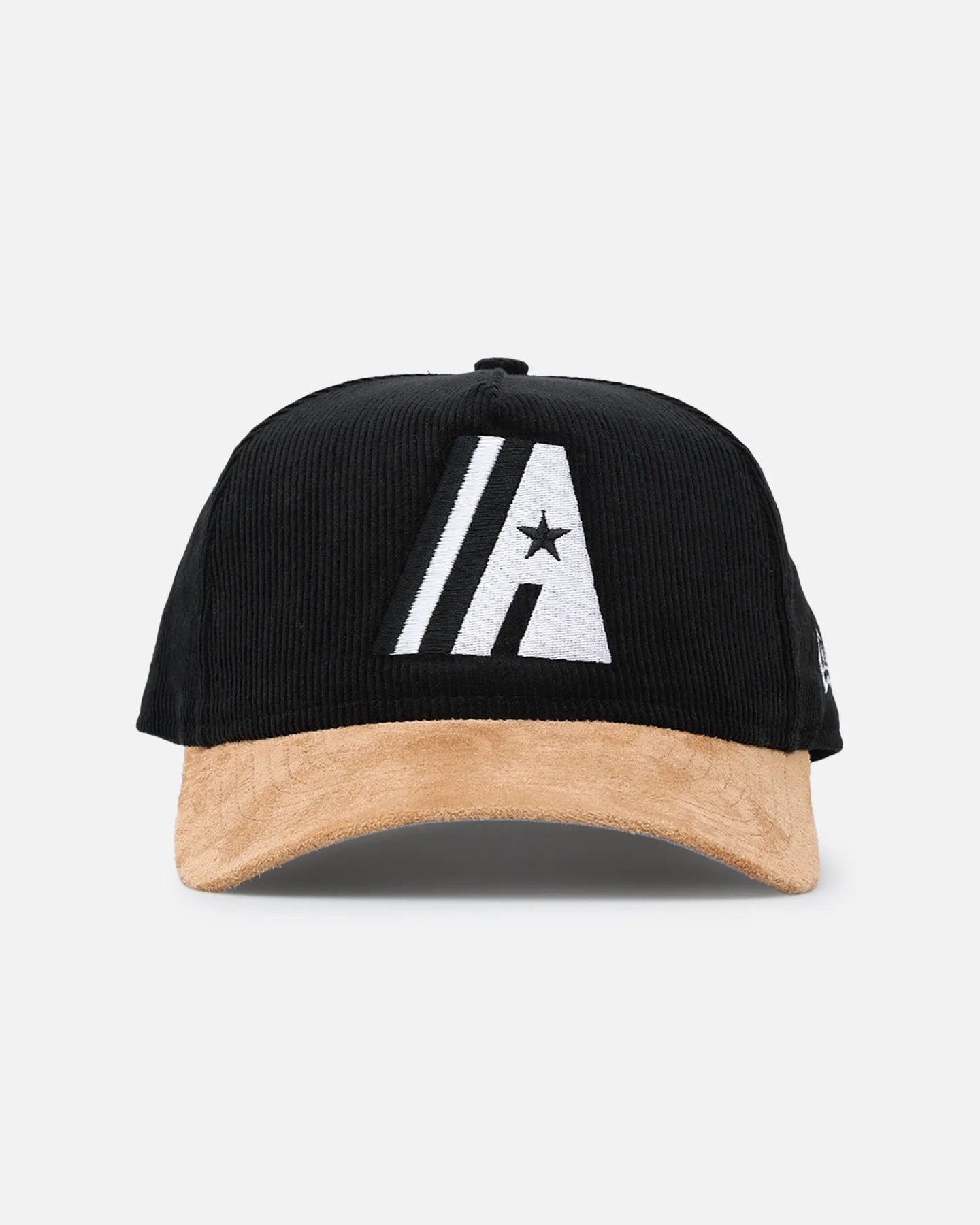 New Era Houston Astros 'Corduroy Suede' Pre-Curved Golfer Snapback Washed Black sold by Culture Kings