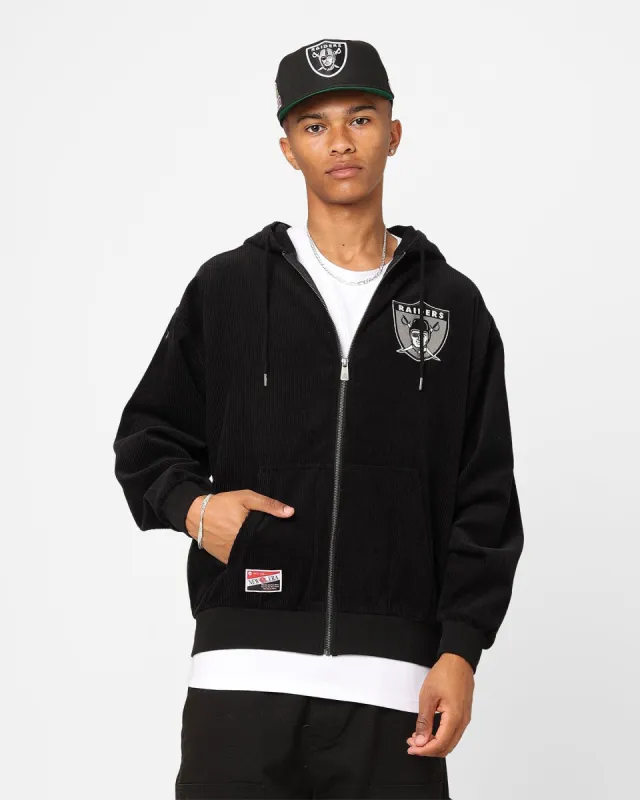 New Era Oakland Raiders Oversized Zip Hoodie Black sold by Culture Kings