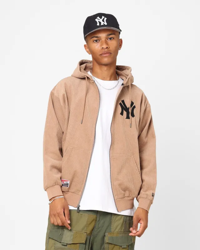 New Era New York Yankees Oversized Zip Hoodie Tumbleweed sold by Culture Kings