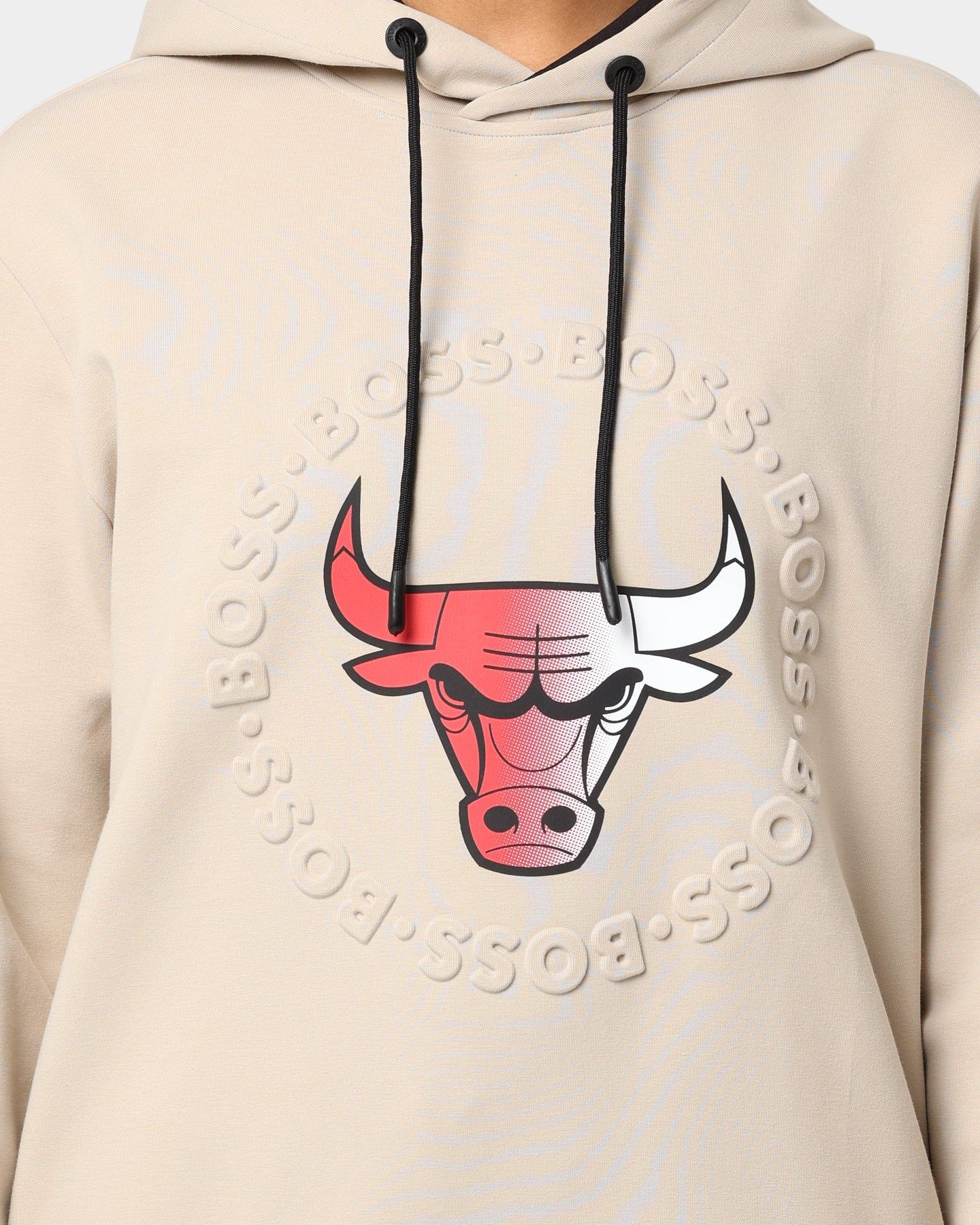 Hugo Boss Hugo Boss X NBA Basic Chicago Bulls Hoodie Light Beige sold by Culture Kings product image thumbnail 3