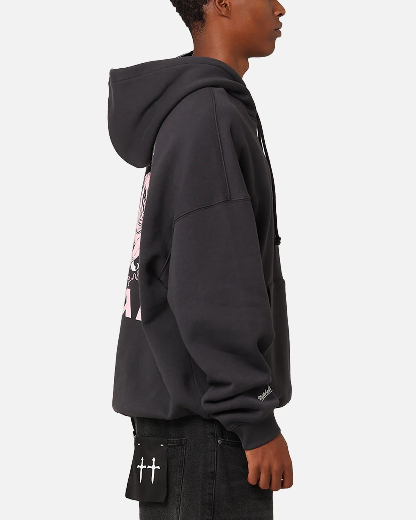 Mitchell & Ness Inter Miami CF Logo Hit Hoodie Faded Black sold by Culture Kings product image thumbnail 5