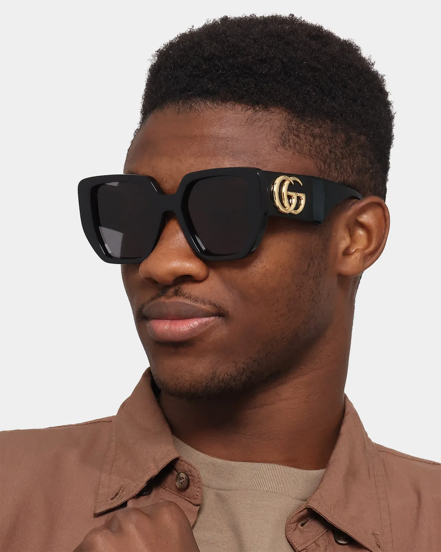 Gucci GG0956S-003 54 Sunglasses Black/Black/Grey sold by Culture Kings product image thumbnail 3