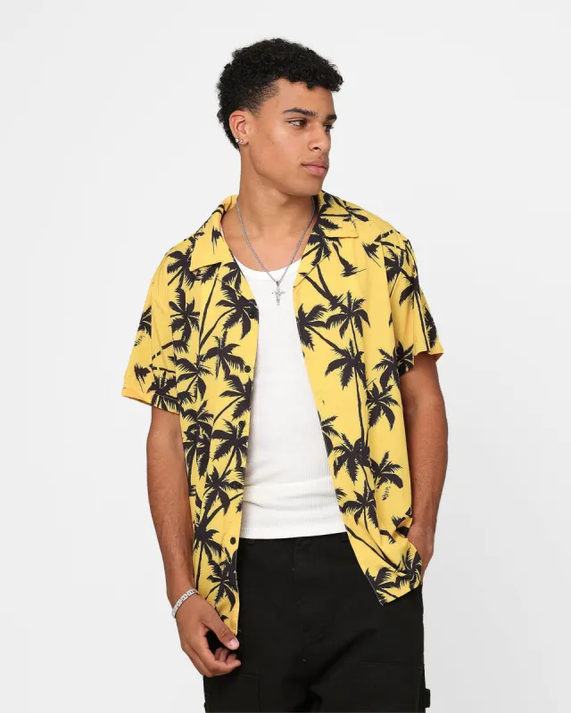 XXIII Horizon Button Up Shirt Yellow/Black sold by Culture Kings