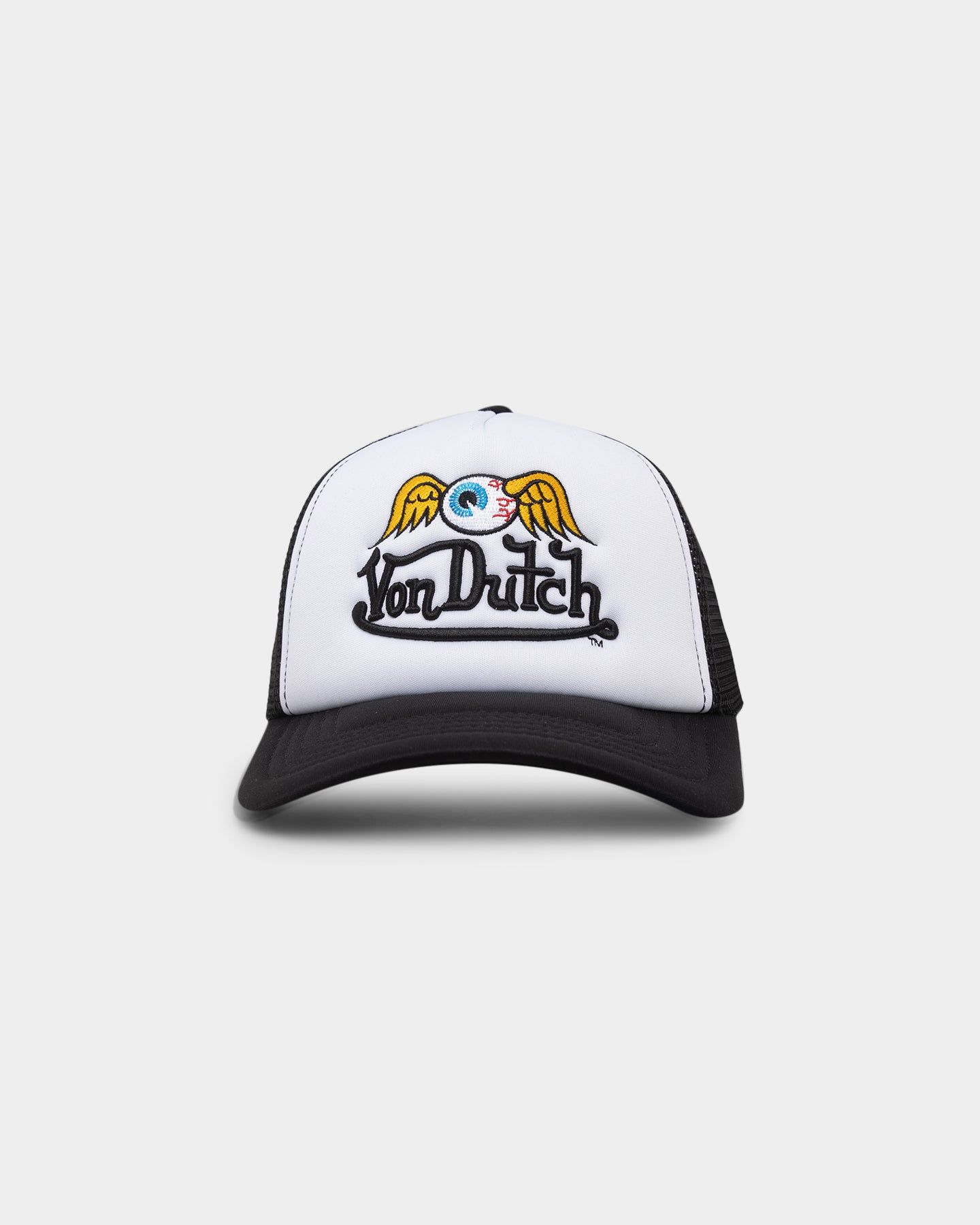 Von Dutch Flying Eyeball Trucker White/Black sold by Culture Kings