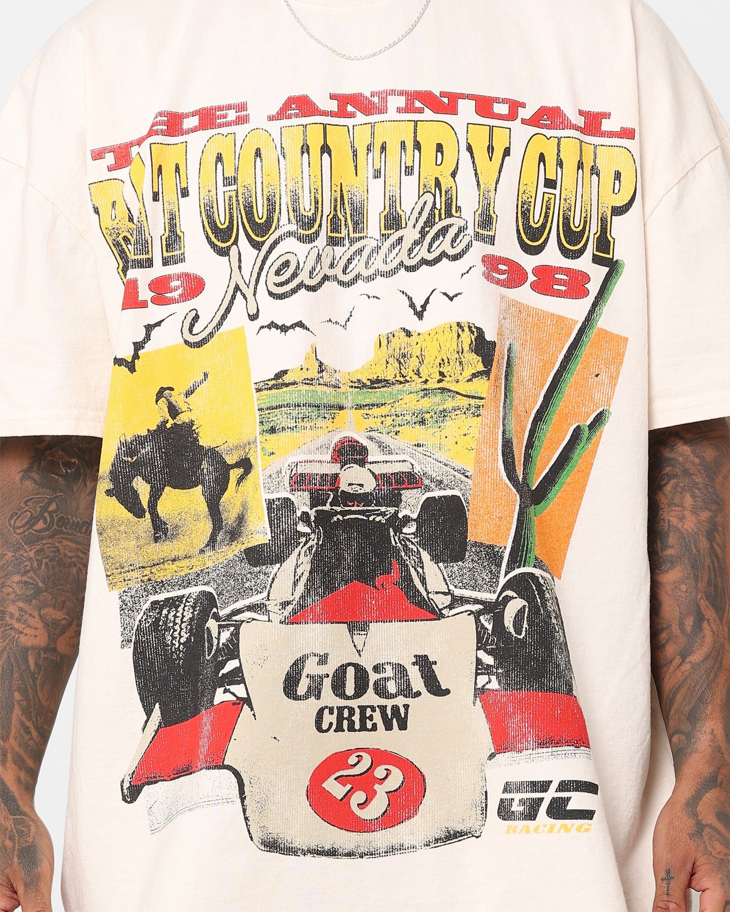 Goat Crew Bat Country Cup Heavyweight T-Shirt Off White sold by Culture Kings product image thumbnail 3
