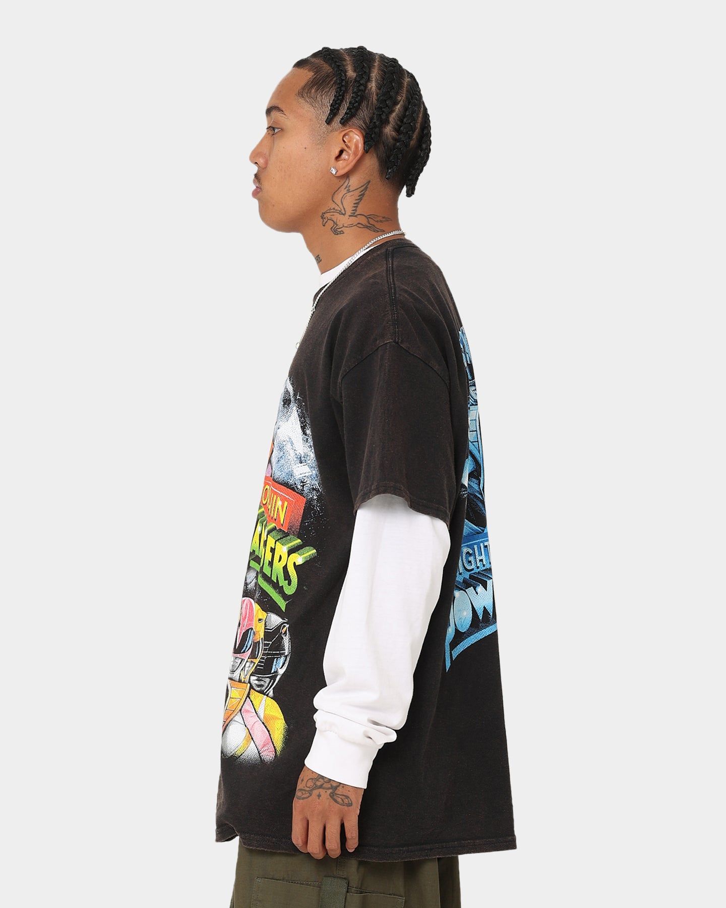 American Thrift X Power Rangers Mighty Morphin Vintage T-Shirt Black Wash sold by Culture Kings product image thumbnail 7